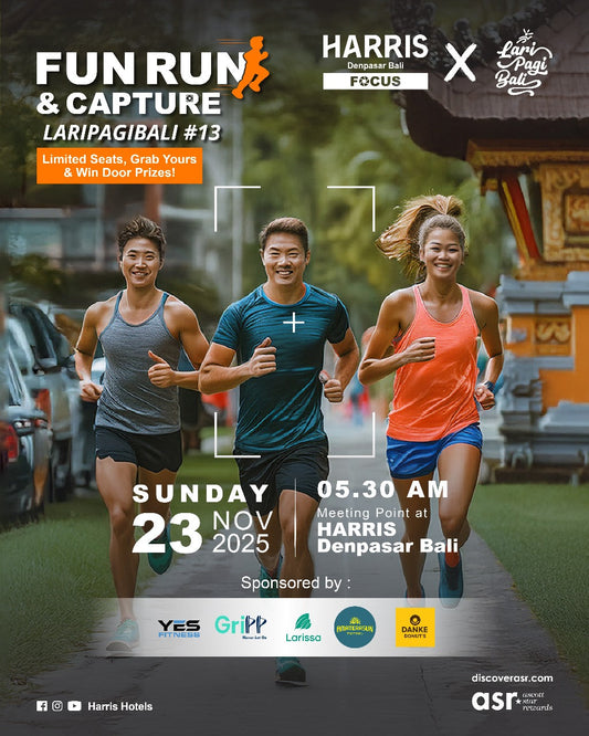 Weekly Fun Run LariPagiBali X HARRIS Hotel