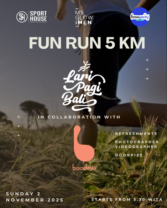 Weekly Fun Run LariPagiBali X Boodaya Coffee Riverside